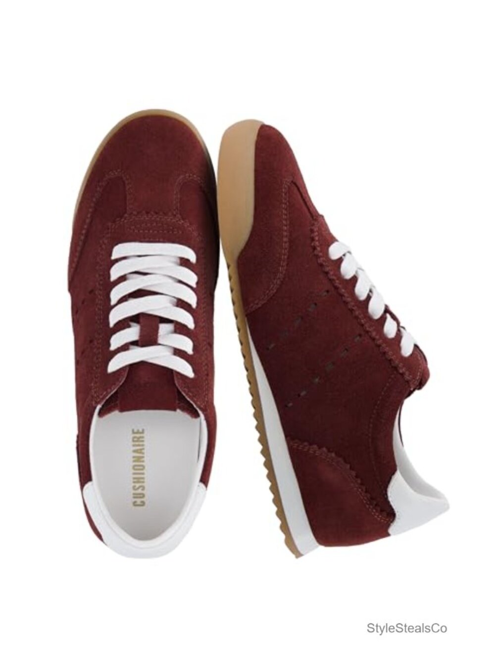 Genuine Leather Suede Women's Retro Fashion Sneakers